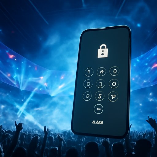BD555 ফোনে ডেটা লক স্ক্রিন